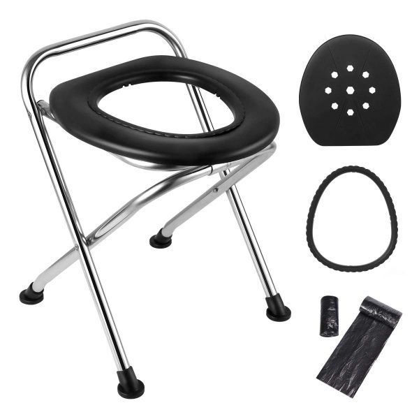 Camping, Fishing, Off-Road Driving Portable Toilet Seat Folding