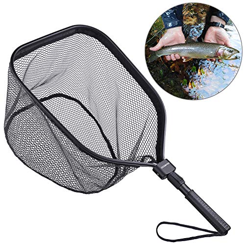 ODDSPRO Fly Fishing Landing Net, Bass Trout Net