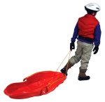 Portable Backpack Sled Diamond Polished Bottom