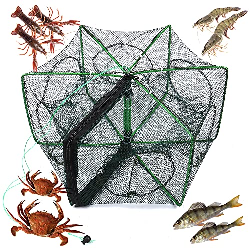 Foldable Fishing Bait Trap Cast Net Cage