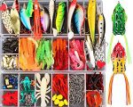 375pcs Lifelike Trout Carp Pike Perch Bass Fishing Lure Kit