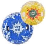Inflatable Snow Tubes for Family with 2 Higher Handles
