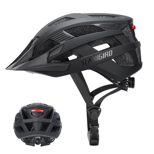 SLANIGIRO Youth Adult Bike Helmet with Light