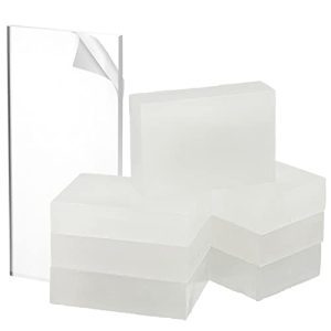 Tondiamo All Temp Snowboard Wax Snow Block with Acrylic Snowboard Wax Scraper 500g