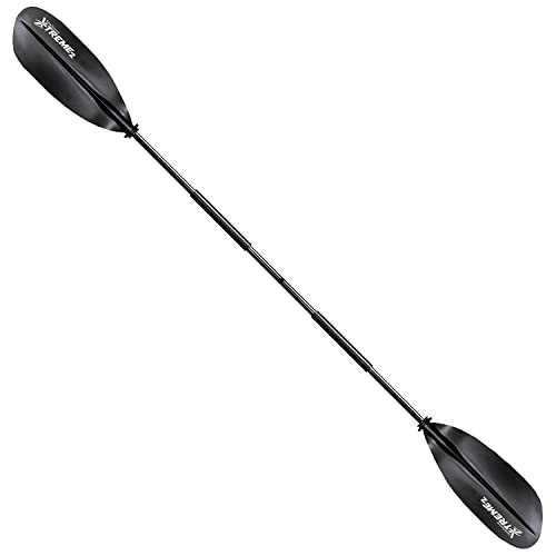 Take Your Kayaking Adventures to the XTreme with SeaSense: 2-Piece Fiberglass Reinforced Nylon Blade Kayak Paddle in Black, 96 Inches - Perfect for Sport, Sea, Whitewater, Recreational & Fishing Kayaking!