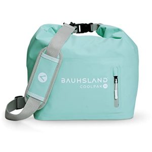 Insulated Waterproof Cooler Bag for Camping, Kayaking, Beach, and Travel - Seafoam.