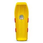 Again Bay Play 47in Snow Sled Racer - Excessive Density Plastic Sled 2 Individual Toboggan with Pull Rope & 4 Handles Snow Sleds For Children And Grownup.