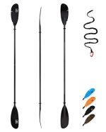 Carbon Shaft 98 Inch / 250CM Fishing Kayak Paddle Kayaking Oar with Paddle Leash.
