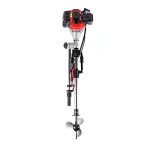 2 Stroke 2.3HP 52cc Gasoline Outboard Motor Fishing Boat Engine with Water Cooling CDI System(2.3HP 2-Stroke Water Cooling).