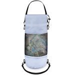 Moveable Boat Trash Luggage Out of doors Boats Container Medium Hoop Mesh Reusable Rubbish Cabin Storage for Males Ladies Adults Kayak Camper Fishing Sea (Gray).