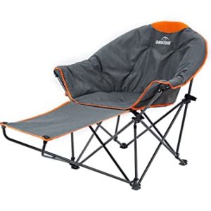 Suntime  Portable Folding Camping Chair in Vibrant Orange