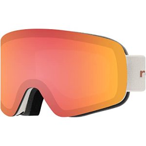 Retrospec Flume Ski & Snowboard Snow Goggles for Males and Ladies with Cylindrical Lens - Low-Profile OTG (Over The Glasses) Design and 100% UV Safety for Snowboarding and Snowboarding.