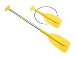 Yellow Telescopic Aluminum Mini Oar Paddle