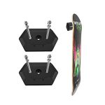 2 Packs Skateboard Wall Mount Skateboard Hanger for Skateboard Deck Show and Storage.