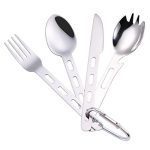 Outdoor Dining Mastery: 5-Piece Camping Flatware