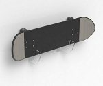 Skateboard Wall Mount Show Rack Skateboard Wall Rack Show Rack Hanger Rack Skateboard Wall Mount Bracket Deck Rack 1 Pair.