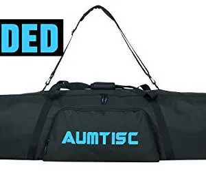 🏂 Discover Snowboarding with Ease: AUMTISC Padded Snowboard Bag - 155cm Blue 🏂