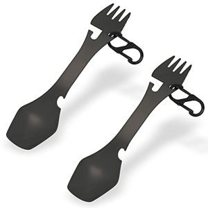 Stainless Steel Sporks - 5-in-1 Multi-Functional