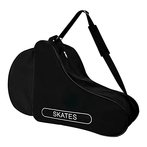 Keep Your Skates Safe and Secure with Our Large Roller Skate Bag - Waterproof Oxford Skate Storage Bag with Adjustable Shoulder Strap and Top Handle for Adults and Kids!