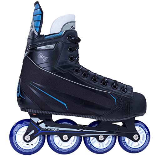 Alkali Revel 6 Senior Grownup Inline Curler Hockey Skates (Skate Measurement 11 (Shoe 12-12.5)).