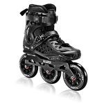 Skilled 3X110Mm Wheels Inline Skates, Outside Health Single Row Curler Skates for Grownup Girls Males , 3Dw Pace Inline Skates Black (US Males 10-11/Girls 11-12/30CM, Black).