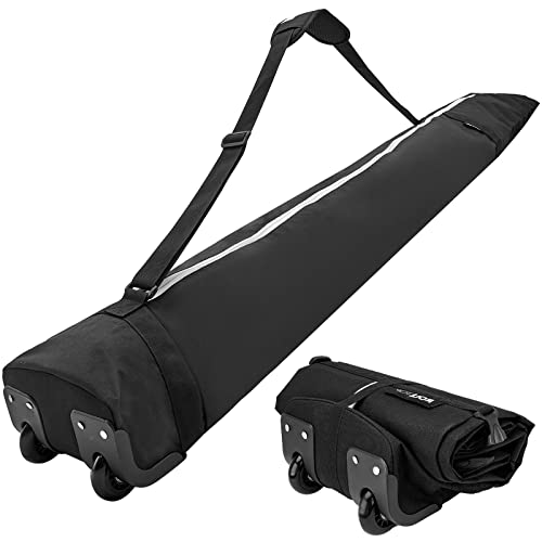 Wheel-equipped Ski & Snowboard Bag for Air Travel and Transport, fits boards up to 190 cm.
