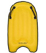Inflatable Bodyboards Light-weight Physique Board Comfortable Bodyboard Transportable Pool Floats Boards 30” Mini Surfboards Inflatable Wave Board for Water Sports activities, Seashore, Browsing, Swimming.