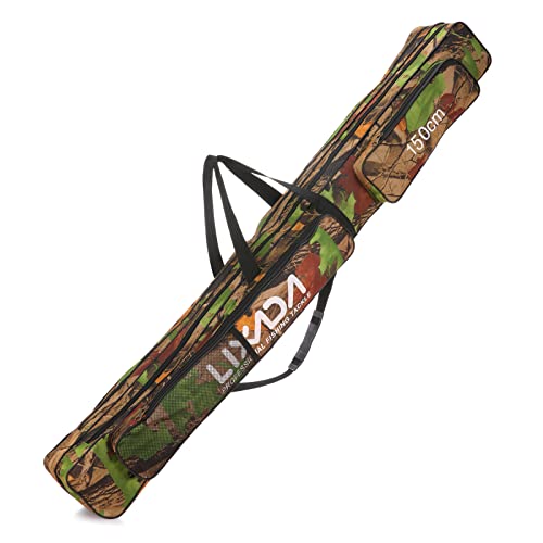 Fishing Sort out Bag Two Layer Massive Capability Folding Fishing Rod Carry Case Fishing Pole Storage Bag.