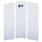 3 Piece Stomp Pad Surfboard EVA Traction Pad with 3M Adhesive Skilled Tail Pad/Applies All Boards - Surfboards, Shortboards, Longboards, Skimboards/Black White Blue.