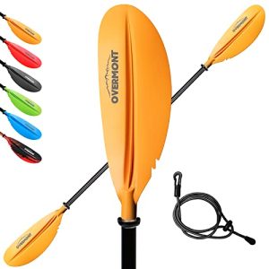 Navigate with Confidence: Heavy-Duty Kayak Paddle for Inflatable Kayaks with Paddle Leash
