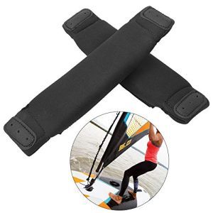 Secure Surfing Essentials: Black Neoprene Foot Straps for Kiteboard Surfing 🏄‍♂️