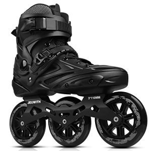 Unleash Your Inner Skater with Classic 3-Wheel 110mm Blades Inline Skates for Men and Women - Perfect for Outdoor Fitness.
