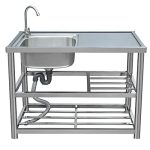 Portable Outdoor Multipurpose Sink Station for Easy Handwashing, Cooking, and More
