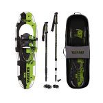 Conquer Winter Wonderland with Yukon Charlies Sherpa Snowshoe Kit - 8x25-inch Snowshoes for Adventurers up to 200 lbs