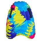 Inflatable Bodyboard, Kickboard, Trip Float, Light-weight Transportable Boogie Boards with Handles Smooth Surfboards for Studying to Swim, Pool Floating, Swimming Floats.