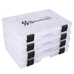 Get Organized with Our Fishing Tackle Boxes - 4-Pack of 3600 Clear Tackle Trays