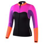 Girls 2mm Neoprene Lengthy Sleeve Jacket Entrance Zipper Wetsuit Prime.