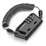 Bike Helmet Lock Bike Helmet Lock Light-weight Cable Lock with Mixture Retractable Bicycle Cable Lock for Baggage Scooter.
