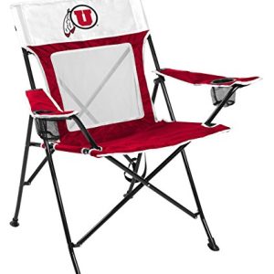 Rawlings NCAA Recreation Changer Giant Folding Tailgating and Tenting Chair, with Carrying Case (ALL TEAM OPTIONS), College of Utah.