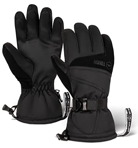 Ski & Snow Gloves - Waterproof Insulated Winter Snowboard Gloves for Snowboarding, Snowboarding suits Males & Ladies - Chilly Climate Gloves w/ Wrist Leashes, Thermal Insulation & Artificial Leather-based Palm.