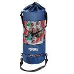 Portable Boat Trash Can: Keep Your Pontoon, Kayak, and Marine Equipment Clean with this Large Mesh Trash Bag.