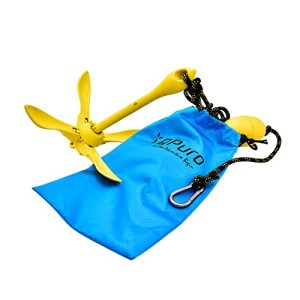 Full Kayak Anchor Equipment - 3.5 lb Grapnel Anchor, Marine Anchor, Folding Anchor - Ultimate for Fishing, Paddle Boards, and Small Boats