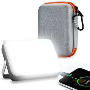 Rechargeable LED Camping Lantern & Power Bank - Bright Floodlight for Outdoor Adventures