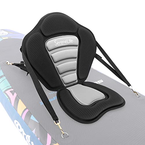 Removable Common Paddle-Board Seat - Adjustable Paddle Board Seat, Kind-Becoming Design for All Physique Sizes, Giant & Small, Appropriate for Kayaks, Rowboats, Fishing Boats - SereneLife.