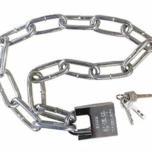 Fortify Your Security with the zeng Heavy-Duty Chain Lock and Premium Case-Hardened Security Chain!