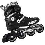 Inline Skates, Grownup 4 Wheel Pace Inline Curler Skates Blades for Males Ladies Outside, Excessive Efficiency Health Racing Aggressive Inline Skates Black.