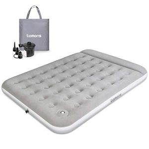 Queen Size Air Mattress Bed with Rechargeable Pump