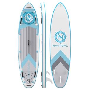 iROCKER Nautical Inflatable Stand Up Paddle Board - Unleash Adventure with Sky-High Fun