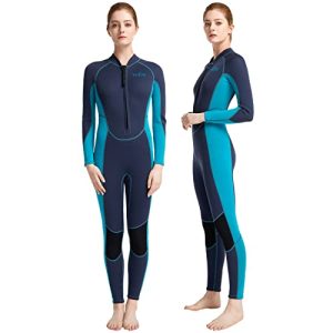  | 2mm Neoprene Surfing Suit for Snorkeling, Diving, Rafting | Medium Size | Women's Navy Blue