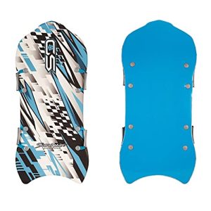 Snow Daze 48-Inch Snow Sled - Lightweight and Durable, Ideal for Adults and Kids, with Side Handles for Easy Carrying and Slick Bottom for Speed.